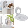 Generisch Cat Toilet Trainer - Kit di allenamento portatile per gatti e gatti, sistema di allenamento per abituare il vostro gatto al WC dei gatti, sedile per WC, sistema di allenamento, lettiera per gatti