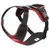 Julius-K9, Pettorina IDC Longwalk, Rosso-Grigio, Taglia: XL