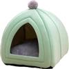ADUODAO Cuccia per gatti a forma di tana cuccia per cani piccola | 28*28*30cm,nido portatile per animali, con cuscino, rimovibile e lavabile, interno, domestici con tappetino