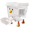 Generic Distributore automatico di acqua per animali domestici, automatica con faccina e gatto, 3 l/5 l, per casa, camera da , ufficio, soggiorno e balcone, stazione di idratazione