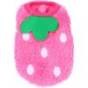 VILLCASE Gilet Da Coniglio Per Porcellino Dindia Con Cappuccio Per Cani Di Piccola Taglia Caldo Per Animali Domestici Con Design A Fragola Taglia 2s Alla Moda Morbido E Confortevole