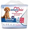 Amore Mio | 20 Tappetini Igienici per Cani, Gatti e Animali Domestici, Super Assorbenti - 2 Confezioni da 10 Traversine Cani 60x60 cm, Made in Italy