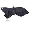 DOG Copenhagen Back-on-Track - Cappotto impermeabile per cani, 52 cm, colore: Nero