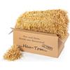 Heu-Tom® balle di paglia d'Orzo 15 kg, lettiera o foraggio per porcellini d'India, coniglietti e conigli, raccolto direttamente dalla fattoria della Famiglia Emmerig