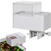 CGACCSD Alimentatore Automatico Per Pesci Acquario,Dispenser con Timer per Fiocchi di Mangime - per Giardino e Stagno per Tartarughe, Pesci Tropicali, Betta e Rettili