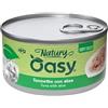 Generico Oasy Umido Gatto Natury gusto Tonnetto con Aloe, morbidi sfilaccetti naturali in Soft Jelly per gatti adulti di tutte le taglie e razze | 24 scatolette da 85 grammi l'una.