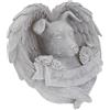 Toddmomy Lapide Memoriale Decorazione da Giardino Statua Commemorativa in Resina a Forma di Angelo Realistica e Vivace Adorabile per Cani per Esterni e Interni