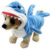 HONGBI Animale domestico Costume per Cane Gatto Squalo Costumi Abbigliamento Cosplay Hoodies Cucciolo Abbigliamento Vestitino Invernale Maglione blu XL
