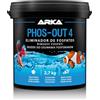 ARKA Rimuovi fosfati per acquario - ARKA Phos-Out 4 granulato 5000 ml - elimina fosfati, silicati e tannini - assorbente a base di idrossido di ferro - per acqua dolce e marina - con sacca filtro