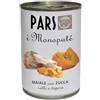 Generico Pars Umido Cane e Gatto Monopatè, alimento completo per cani e gattidi tutte le età e di tutte le taglie, gusto Maiale e Zucca, monoproteico, senza cereali | 6 scatolette da 400 grammi l'una.