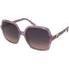 Guess GU00190 80Z | Occhiali da Sole Graduati o Non Graduati | Prova Online | Plastica | Farfalla | Viola, Trasparente | Adrialenti