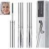 Domality 2 PEZZI Mascara Nero per Donne Over 60, Mascara Volumizzante Impermeabile per Ciglia Sottili e Corte, Ipoallergenico per Occhi Sensibili - Pennello Sottile Ultra-Preciso, Resistente alle Macchie