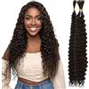 Aomig Estensione Coda di Cavallo, 3pz Ondulati Coda Cavallo Extension Posticci, Ponytail Extensions Per Donna, Lunga Estensione Capelli Sintetici per Donna Ragazze