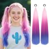 Aomig Estensione Coda di Cavallo, 2pz Posticci per Capelli Lisci Colore Ombreggiato, Lunga Coda di Cavallo Extension, Ponytail Extensions Per Donna, Estensione Capelli Sintetici per Donna Ragazze