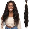 Aomig Estensione Coda di Cavallo, 2pz Ondulati Coda Cavallo Extension Posticci, Lunga Coda di Cavallo Extension, Ponytail Extensions Per Donna, Lunga Estensione Capelli Sintetici per Donna Ragazze