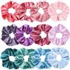 Kavya 12 Pcs Scrunchies Per Capelli, Elastici Capelli Donna Peluche Elastici Per Capelli Donna Multicolore Tie-dye Accessori Capelli (Colorato)