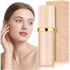 AUYAO Fondotinta Liquido 4in1, Stick Multiuso, Fondotinta Idratante Trucco Copertura SPF50, Cambia Per Tutti i Tipi di Pelle, Finish Naturale, Uniforma e Illumina, 30ml (Chiaro)