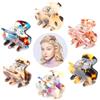 Kavya Pinze Per Capelli, 6 Pezzi Mollette per Capelli Donna Tartarugato Piccoli, Pinza per Capelli Quadrato Antiscivolo, mini Clip Ciappo per Capelli Leopardato per Donne e Ragazze-B