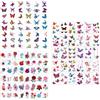 Rieoany 130 Fogli Tatuaggi Temporanei Donna, Colorati Fiori e Farfalle Tatoo Temporanei con 30 Farfalle 3D, Realistici Temporary Tattoo Facili da Usare