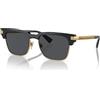 Versace - VE4447 Occhiali da sole, Nero, Nero, Taglia unica