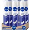 Nivea Spray deodorante da donna Protect & Care, confezione da 6 pezzi, 150 ml