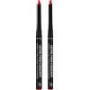 Rimmel London 2x Rimmel London Lasting Finish Exaggerate Matita Labbra Automatica a Lunga Tenuta Colore 024 Red Diva - 2 Matite Labbra