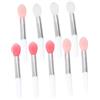 Mipcase Pennelli per Labbra Applicatore per Rossetto e Maschera Labbra Set in Silicone Morbido 9 Pezzi Facile da Trasportare per Impiego Professionale e Viaggio