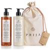 sarcia.eu PRIJA Set regalo per la cura quotidiana, sapone liquido + crema mani e corpo + sacchetto decorativo