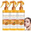 Sgjwyc Peel Shot Cheratina Cura Acido Kojico Curcuma Spray, Curcuma Kojic Peel Shot Spray con retinolo, glutatione, niacinamide, illumina la pelle per tutti i tipi di pelle. (3 pezzi)