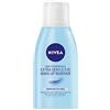 NIVEA Detergente per il viso extra delicato per gli occhi (125 ml) - Potente detergente per il viso - elimina il mascara impermeabile, doppia azione - struccante per gli occhi