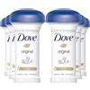 Arsal Dove - Deodorante antitraspirante in crema, deodorante da donna, idratante, 24 ore (confezione da 6)