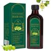 MeiPlumLai Amla, olio nutriente naturale per la crescita dei capelli, olio indiano voluminoso, lucente e idratante, rinforza le radici, riduce la