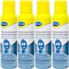 Scholl Fresh Step Deodorante Scarpe Spray Antiodore 48h Performance Contro i Cattivi Odori Non Lascia Aloni o Residui - 4 Flaconi da 150ml