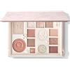 Ezyuanchly Tavolozza di ombretti in 12 colori di pizzo, palette di ombretti colorati e morbidi shimmer e ombre di nudo opaco, palette di ombretti trucco blush evidenziatore tutto