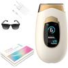 Generico Luce Pulsata 2 in 1 Epilatore Laser Per Donna (Beige)