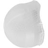 LALADEFIEE Cuffia per Meches Riutilizzabile in Silicone Bianco con Fori Preforati a Forma di Stella Cappuccio Versatile alla Moda per Colorazione Chioma e Trattamenti con Olio