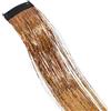 Wambere 4 extension per capelli sintetici con clip, accessori per capelli per ragazze, ciocche di capelli colorate, 50 cm, per donne, ragazze, feste, festival, cosplay, caffè