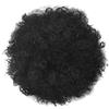 Ouken 1PC Ponytail Afro Puff nero riccio crespo Chignon Hairpieces sintetici per le donne