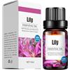 JUDEWY Diffusore di Olio Essenziale 100% Puro Olio Essenziale di Aromaterapia Vegetale 10 ML/Bottiglia Per Fare Candele, Fare Sapone, Diffusore, Umidificatore Diffusore Olio Essenziale (giglio)