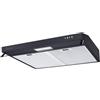 ROSIERES Cappa visiera Cappellino aspirante nero larghezza 60cm flusso d'aria 348m3/h