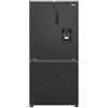 Haier HCR3818EWPT - Frigorifero americano, 463 litri, No Frost, colore Antracite, Classe energetica E