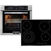 Kaiser Set forno EH 6306 R+KCT 6703F, Forno da incasso, acciaio inox,79L 15 Fct. +piano cottura in vetroceramica 60 cm