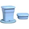 POAHNCU Lavatrice portatile, Lavatrice Pieghevole Portatile Multifunzionale, Sicura E Facile Da Riporre, Piccola For Dormitorio per campeggi, dormitori, appartamenti(Sky blue)