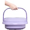 Generico Mini lavatrice pieghevole portatile UE for da viaggio e for uso domestico