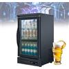 ZPRMMN Armadio refrigerato da bar da 36 pollici con funzione antiappannamento Armadietto for birra da bar Vetrina for bevande raffreddata ad aria incorporata Congelatore commerciale a doppia porta ( Color :