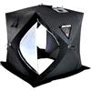 Generic Tenda isolata PopUp per 34 persone con grande capanna in tessuto a 3 strati, porta con cerniera e borsa per il trasporto, portatile e calda