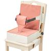 gifyym Cuscino Rialzo Sedia - Cuscino Rialzo Sedia | Seggiolino da tavolo per bambini con cinghie regolabili | Cuscino di rialzo per sedile - Cuscino di rialzo da viaggio portatile