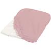 CANDIDE - Coprimaterasso per fasciatoio, assorbente, angoli elastici, lavabile in lavatrice a 60 °C, realizzato in Europa, tessuto spugna 80% cotone, 20% poliestere, 50 x 75 cm (rosa)
