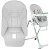 Xiixuuj Cuscino per seggiolone, per sala da pranzo, per bambini, in pelle PU, rivestimento di ricambio per Peg-Perego Siesta Zero3 Baoneo Kosmic Ja-né