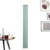 Generic Metro per bambini - Righello di crescita da parete in tela di alta qualità, di misurazione arrotolabile in legno, decorazione da parete per asilo e sala giochi, casa e aula, finitura in pino